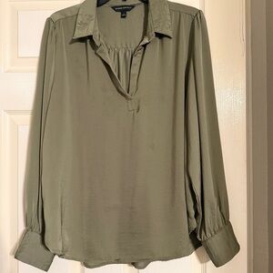 Banana Republic Sage Green Blouse